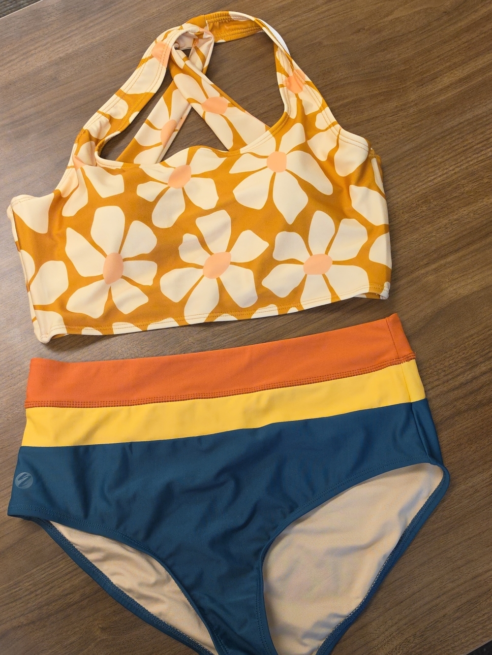Nani Swimsuit, Racerback Two-Piece Swimsuit, Medium